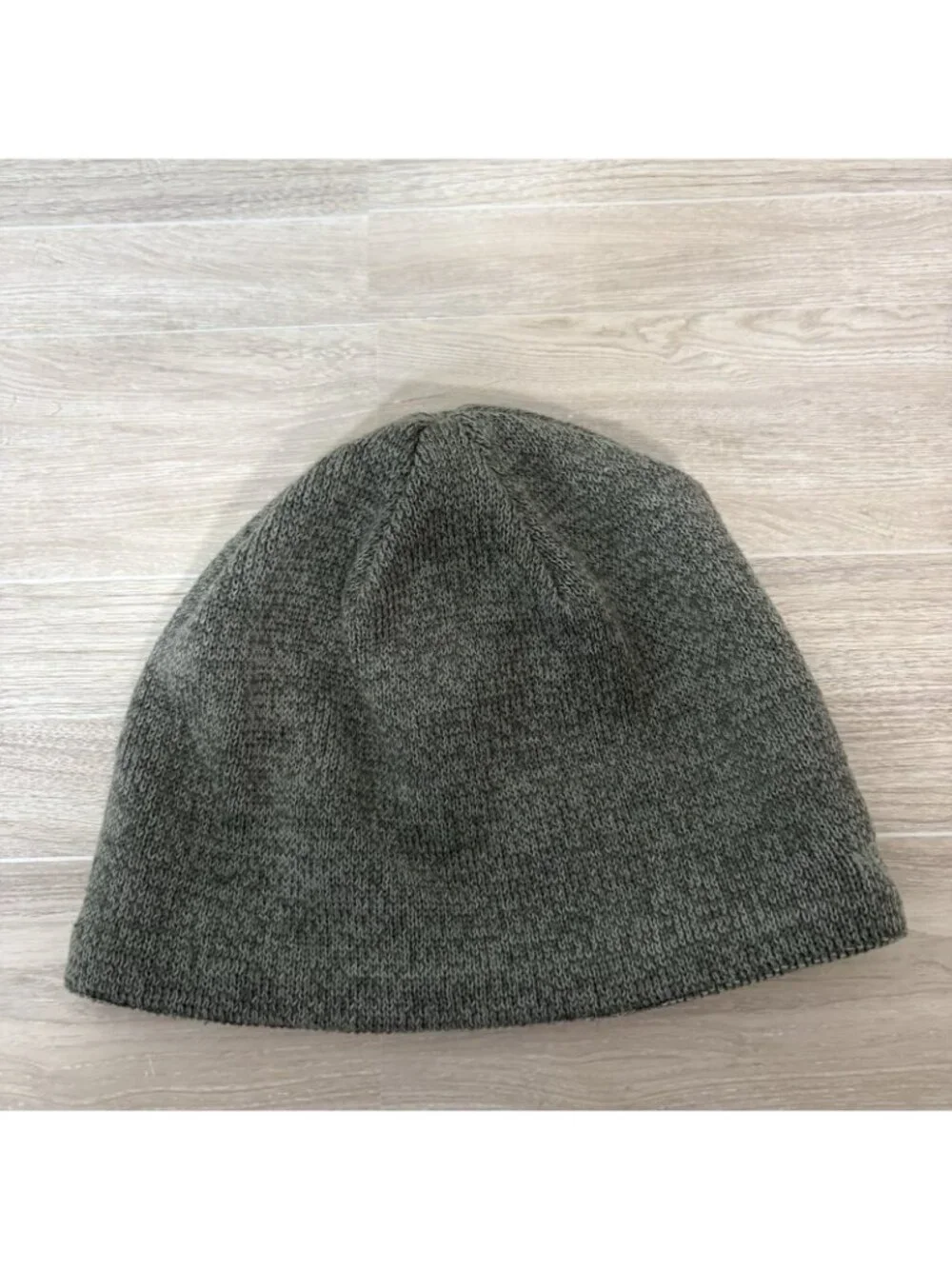 The North Face Beanie Unisex One Size Green Knit Polyester Wool Hat